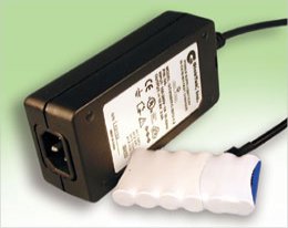 Carregador Rápido Desktop, conjuntos de bateria Ni-Cd/Ni-MH para Aplicações ITE e Médicas