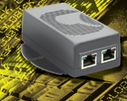 Injetor Ativo Power over Ethernet PoE de 48V